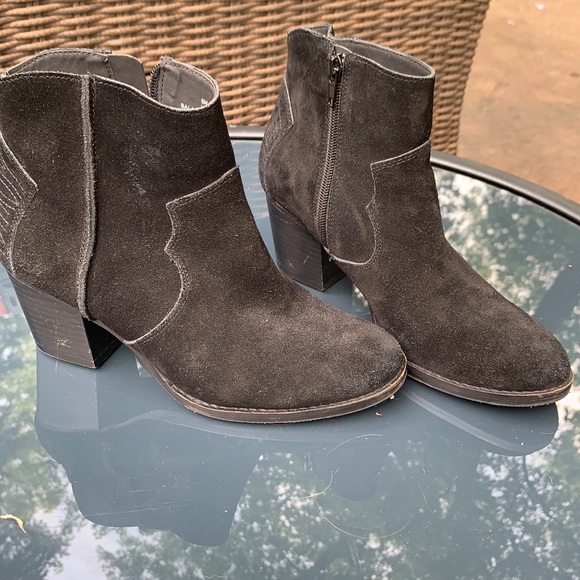 CROWN VINTAGE western style ankle boots size:6
